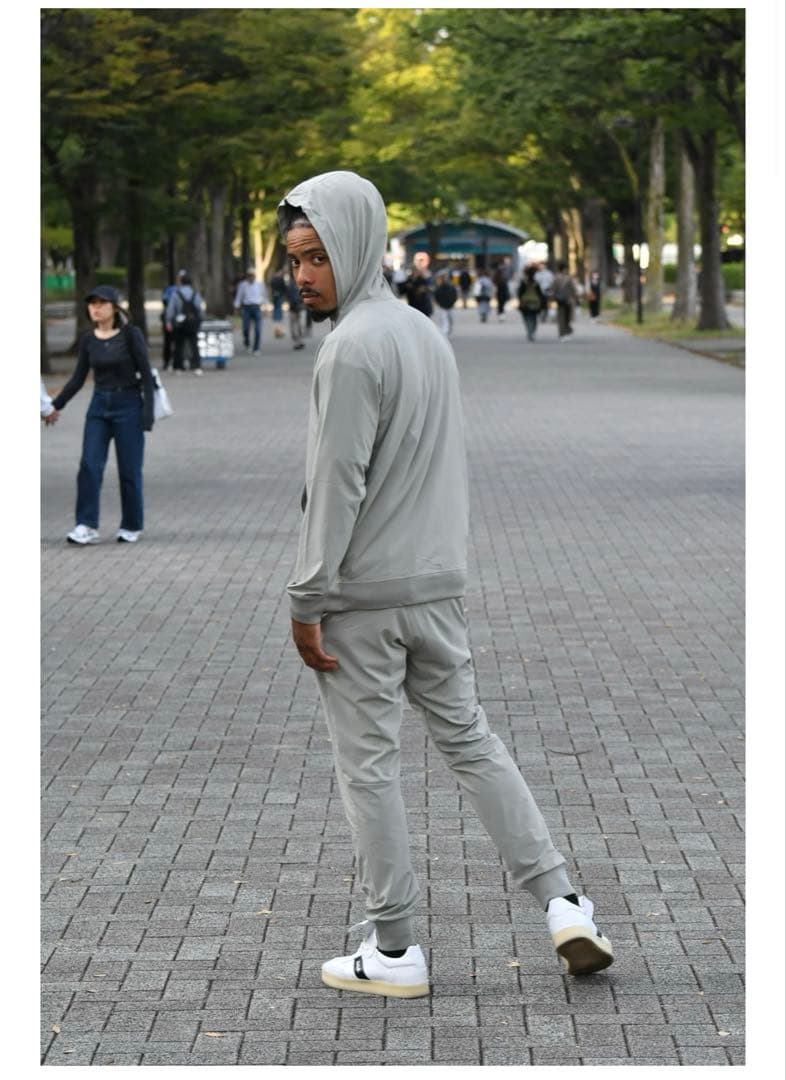 BALR. ストレッチナイロンパンツ　XXS DOVE GREY タグ付新品