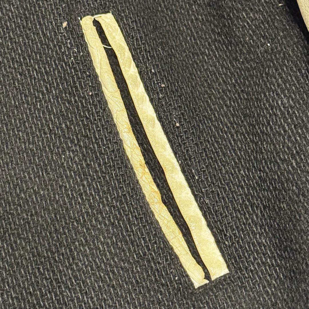 Let it Ride スタジャン 袖レザー メルトン 裏原