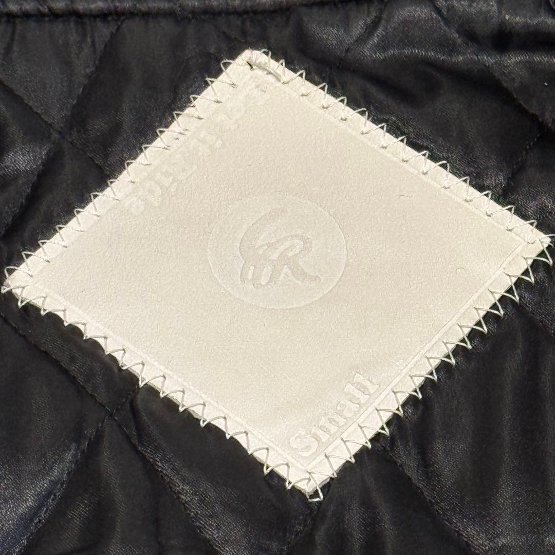 Let it Ride スタジャン 袖レザー メルトン 裏原