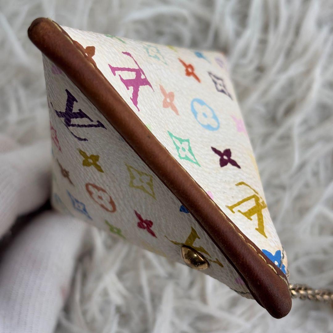 【超激レア 良品】ルイヴィトン　マルチカラー　ベルランゴ　ケース　白系