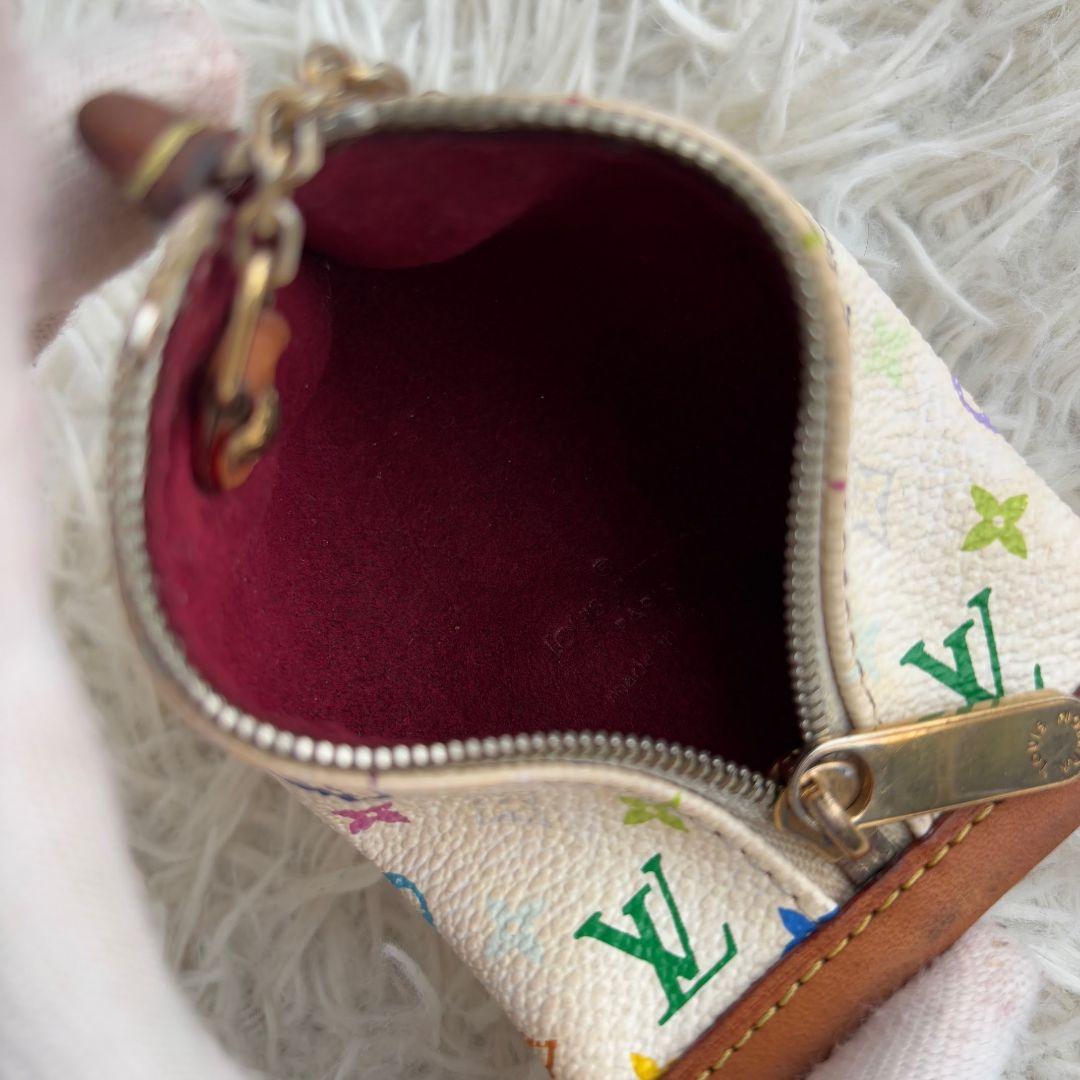 【超激レア 良品】ルイヴィトン　マルチカラー　ベルランゴ　ケース　白系