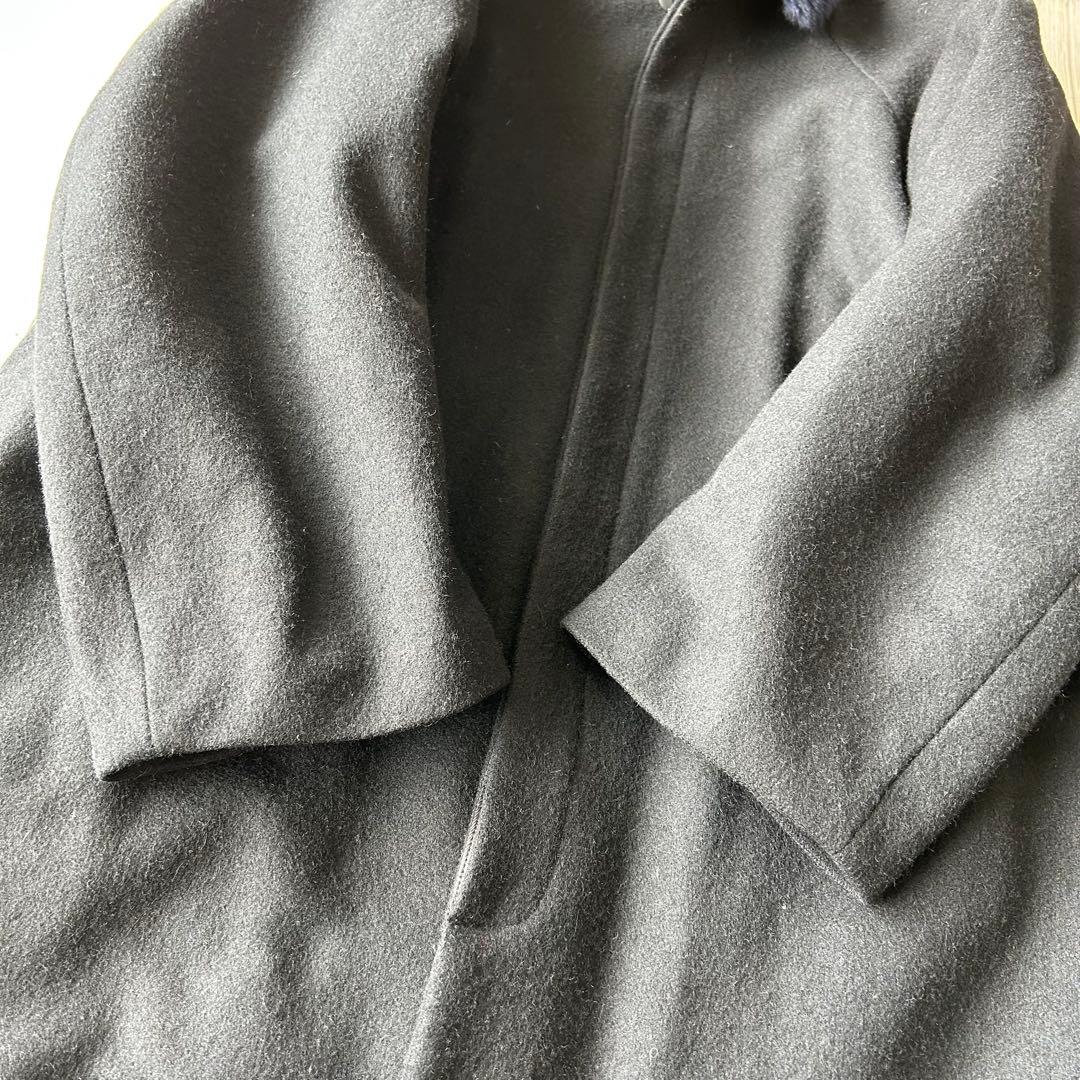 UNDERCOVER ロングコート ステンカラーコート 1 ファー 比翼　ボア