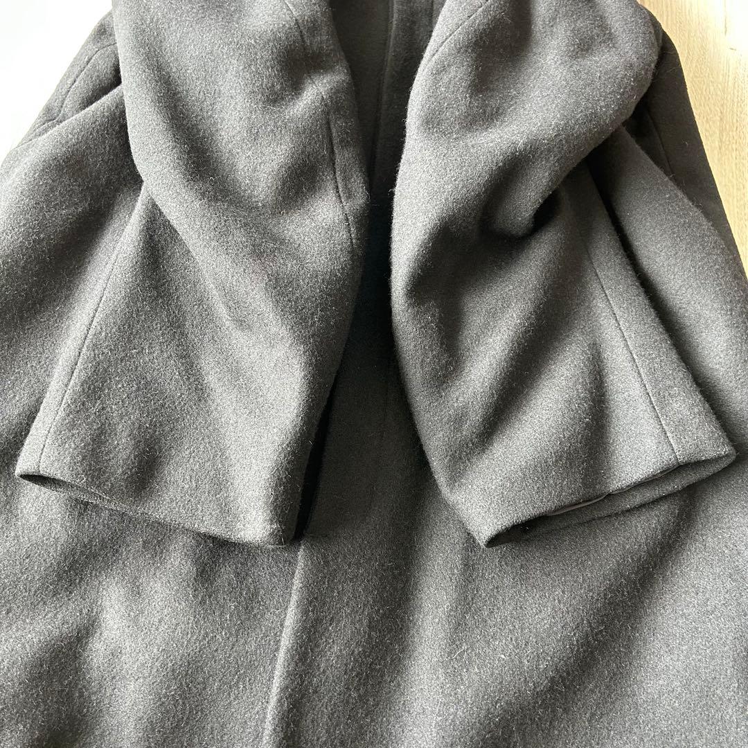 UNDERCOVER ロングコート ステンカラーコート 1 ファー 比翼　ボア