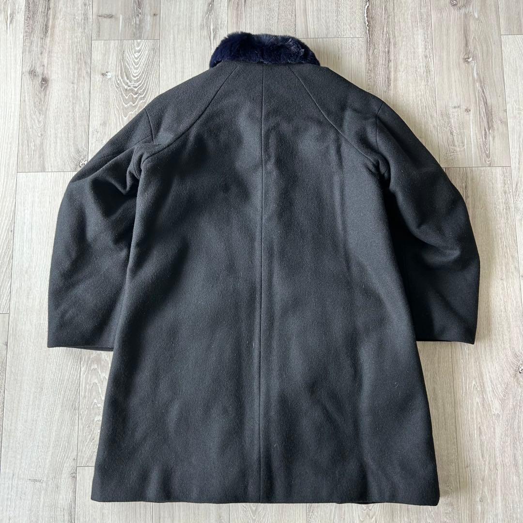 UNDERCOVER ロングコート ステンカラーコート 1 ファー 比翼　ボア