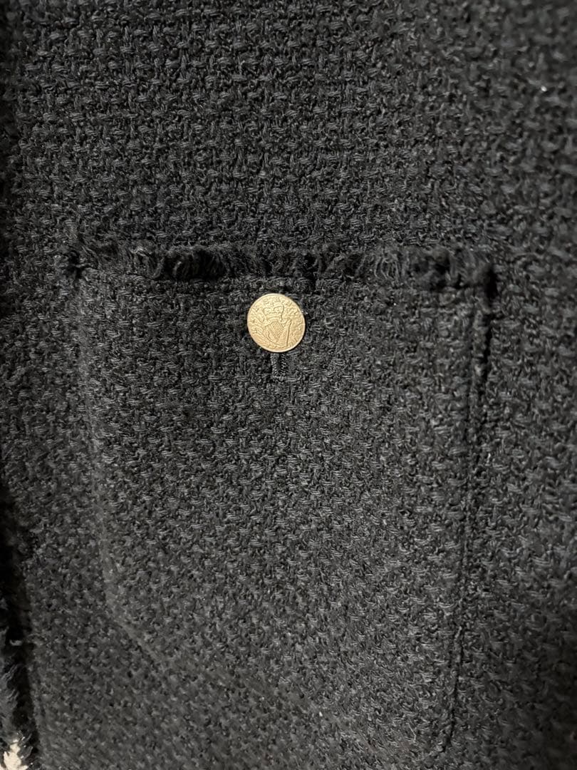 美品⭐︎ジャーナルスタンダードレサージュGIOLICAツイードジャケット ブラック
