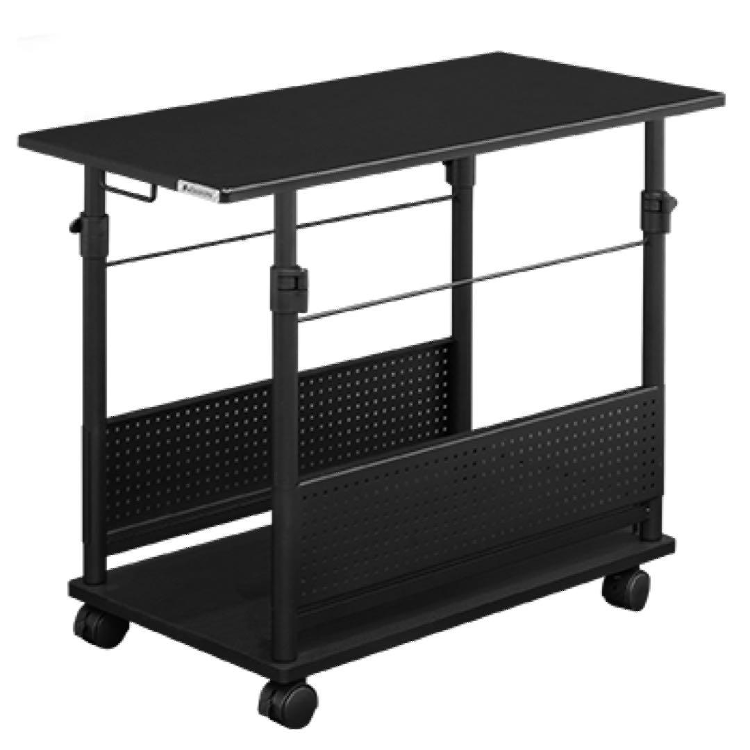 バウヒュッテ ゲーミングデスク 昇降式L字デスク ラージ BHD-820H-BK