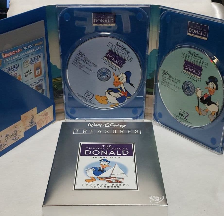 ドナルドダック・クロニクル  限定保存版　ディズニー　DVD　　Vol.1～4