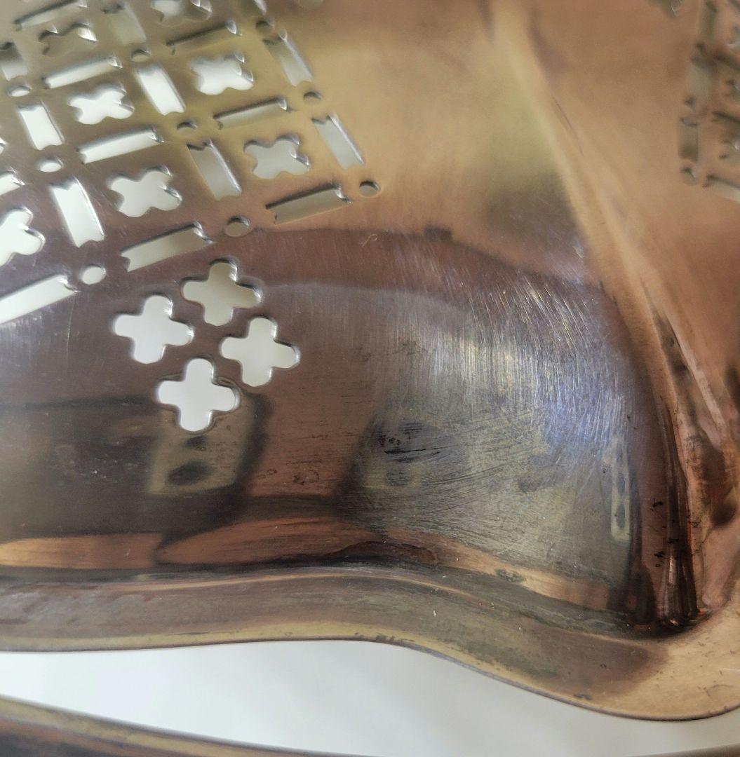 英国アンティークシルバー925バスケットCharlesBoyton&Son