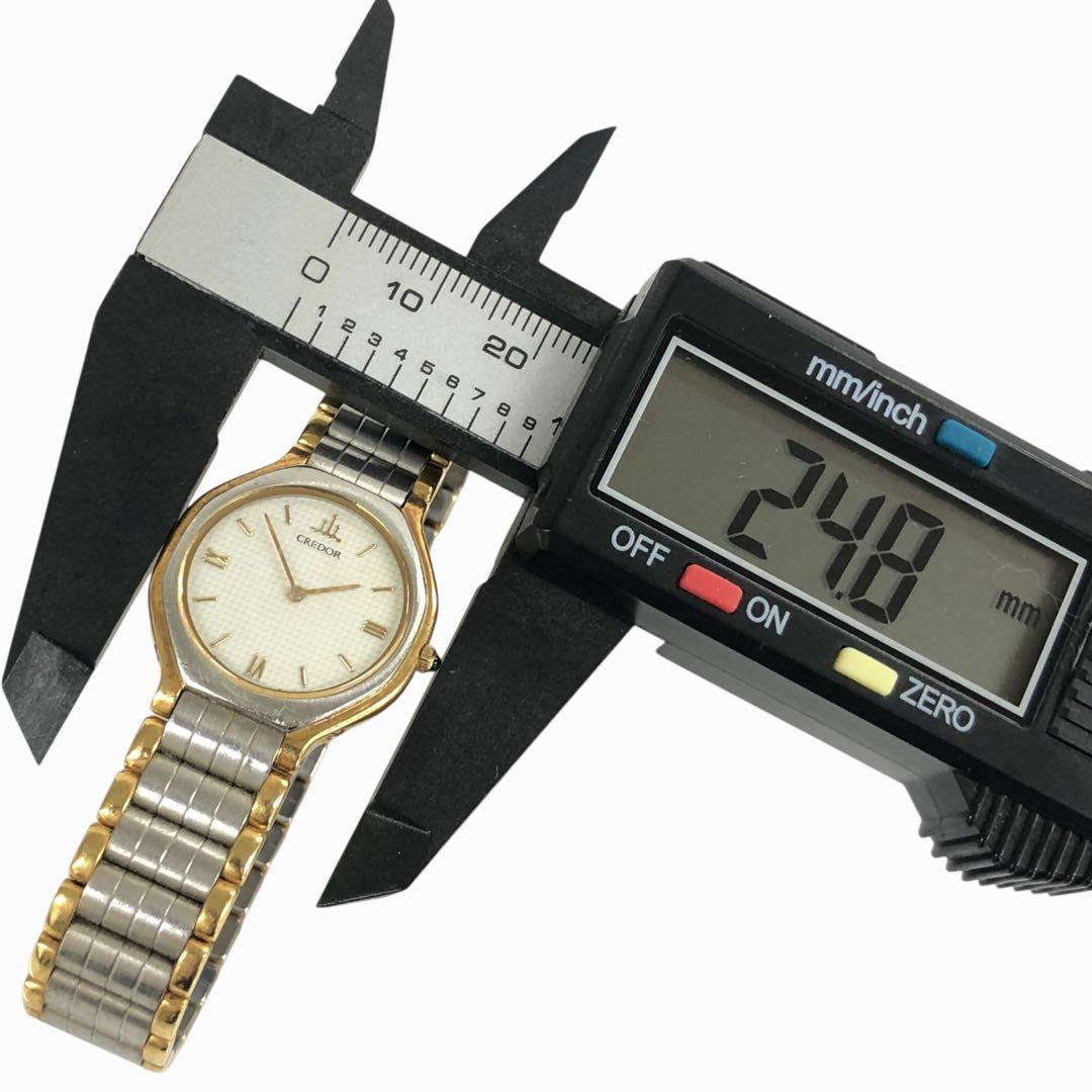 セイコー クレドール 4N70-0012 18KT×SS クォーツ 腕時計 稼働