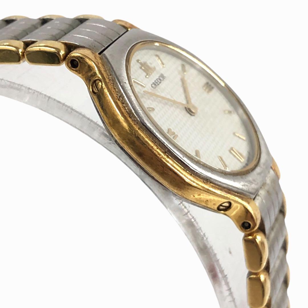 セイコー クレドール 4N70-0012 18KT×SS クォーツ 腕時計 稼働