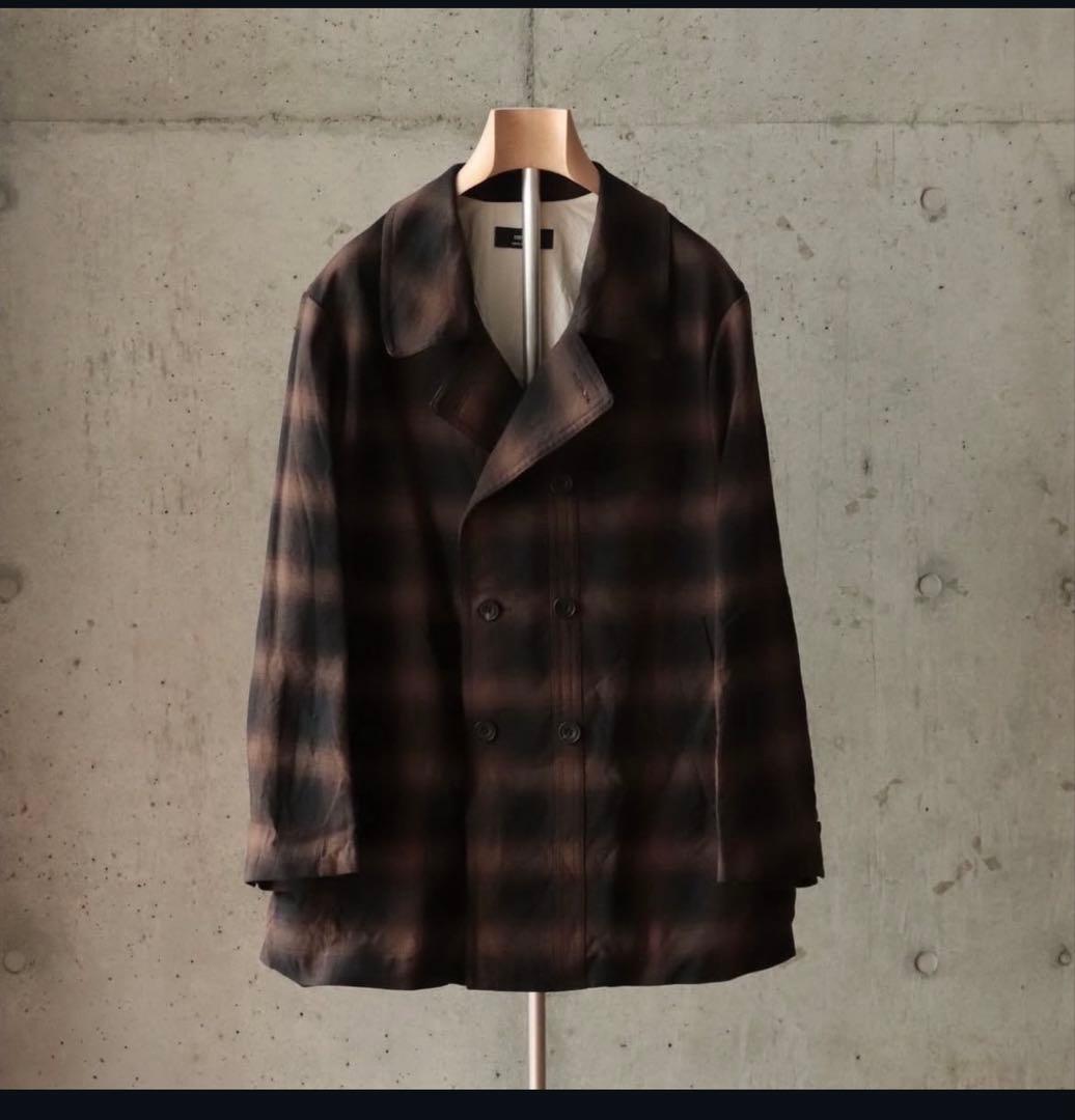 週末値下！定価20万ensou オンブレチェックコルビジェジャケット
