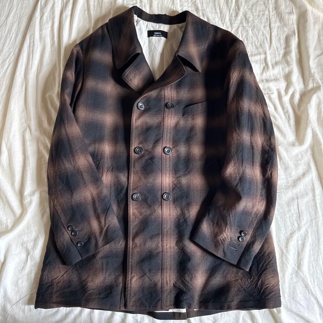 週末値下！定価20万ensou オンブレチェックコルビジェジャケット