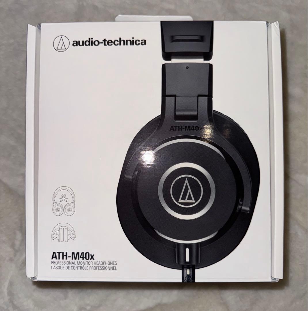 【未使用】audio-technica ATH-M40X ヘッドホン