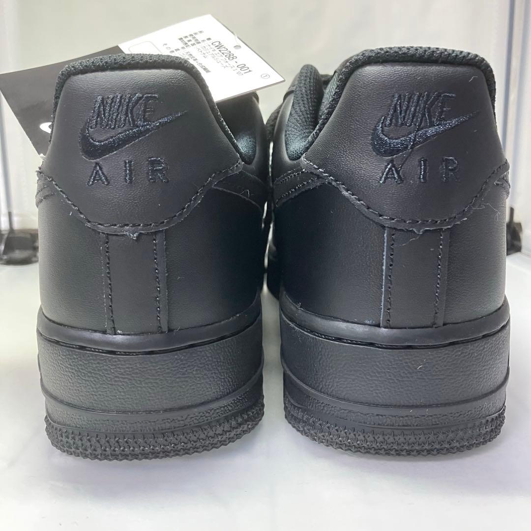 ★未使用★黒タグ付 NIKE AIRFORCE1 オールブラック トリプル 24