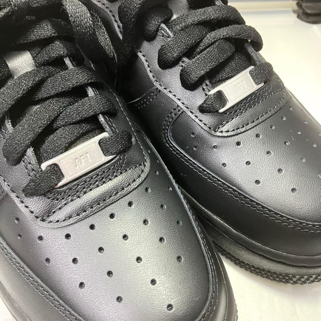 ★未使用★黒タグ付 NIKE AIRFORCE1 オールブラック トリプル 24