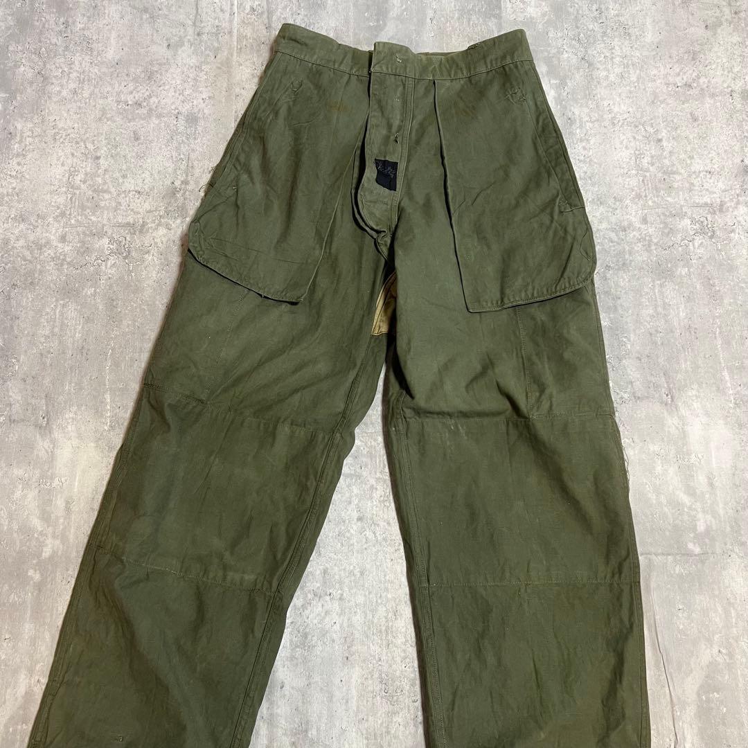 M-47 後期 M47 フランス軍 サイズ21 ヘリンボーン カーゴパンツ　希少