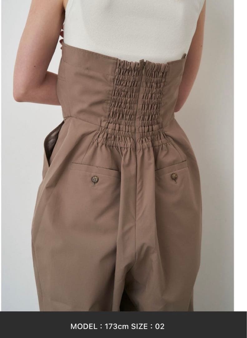 オールインワン サロペット　サイズ1 ベージュ　エレンディーク