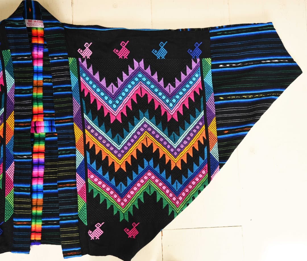 70s/BIG JAGUAR/バタフライスリーブ刺繍ジャケット/グアテマラ製