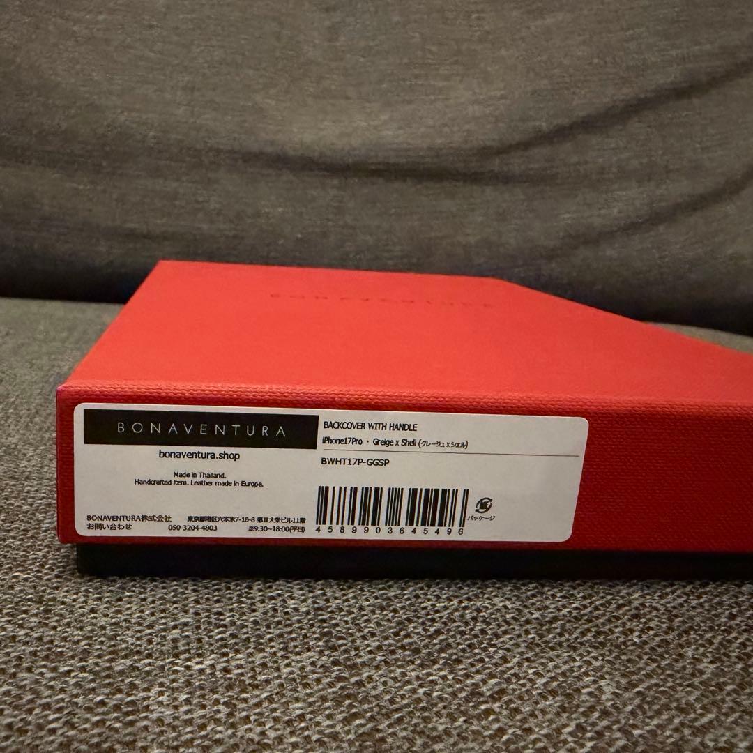 美品 BONAVENTURA ボナベンチュラ iPhone17Pro ケース