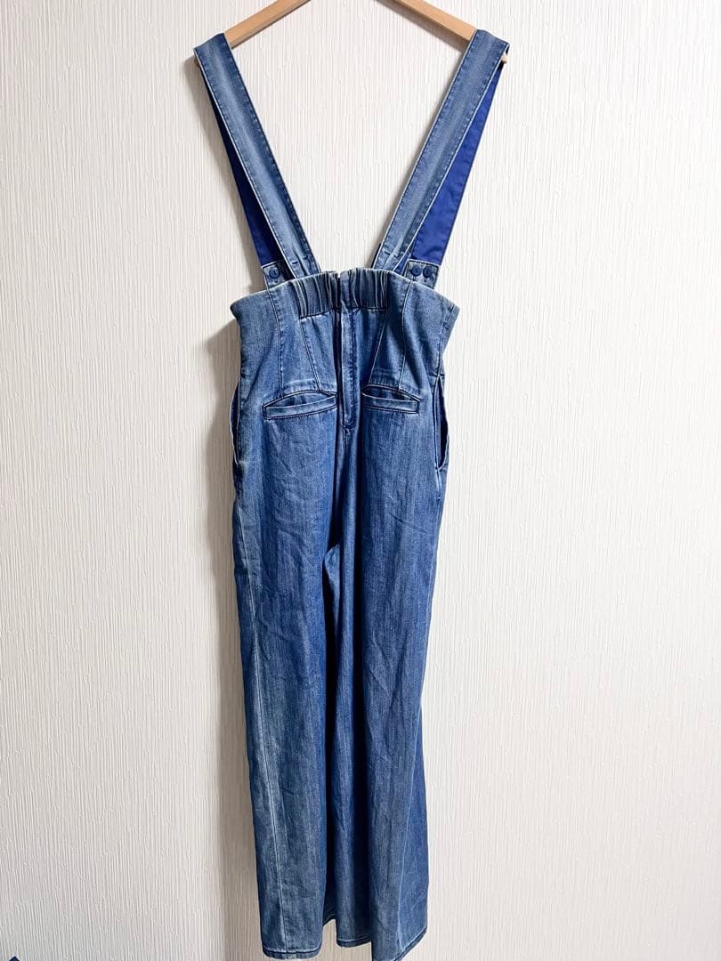 美品　JENNE ジェンヌ　サロペット　サスペンダー　デニムパンツ