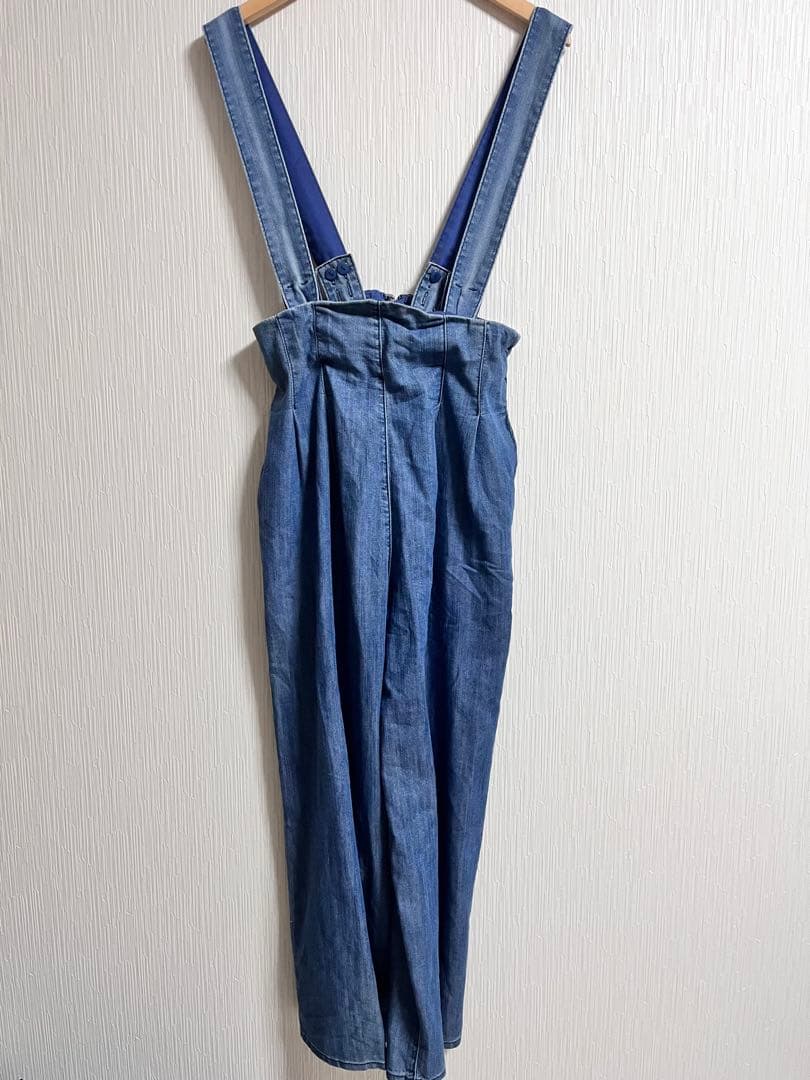 美品　JENNE ジェンヌ　サロペット　サスペンダー　デニムパンツ