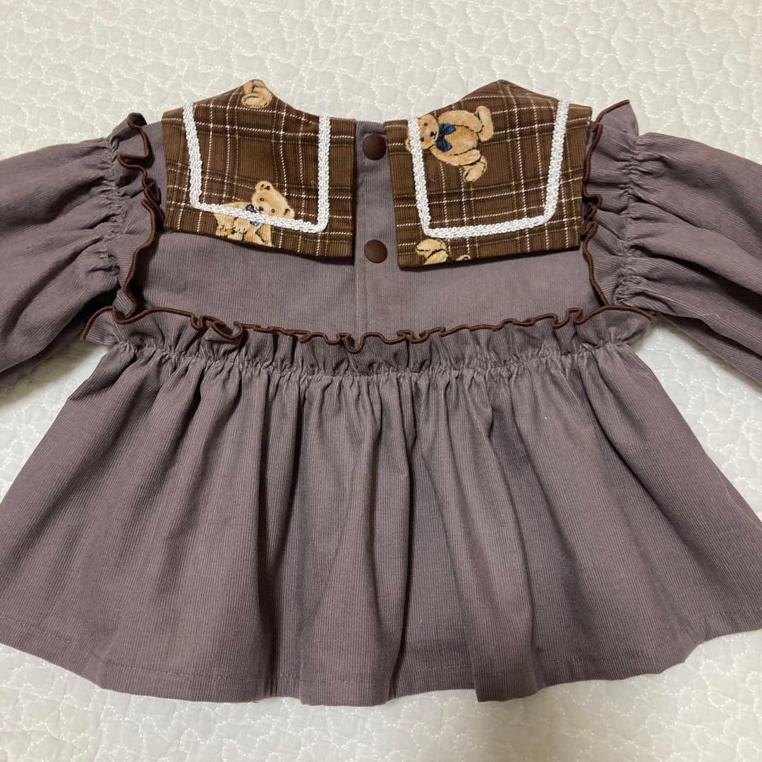 コーデュロイ　セットアップ　ハンドメイド