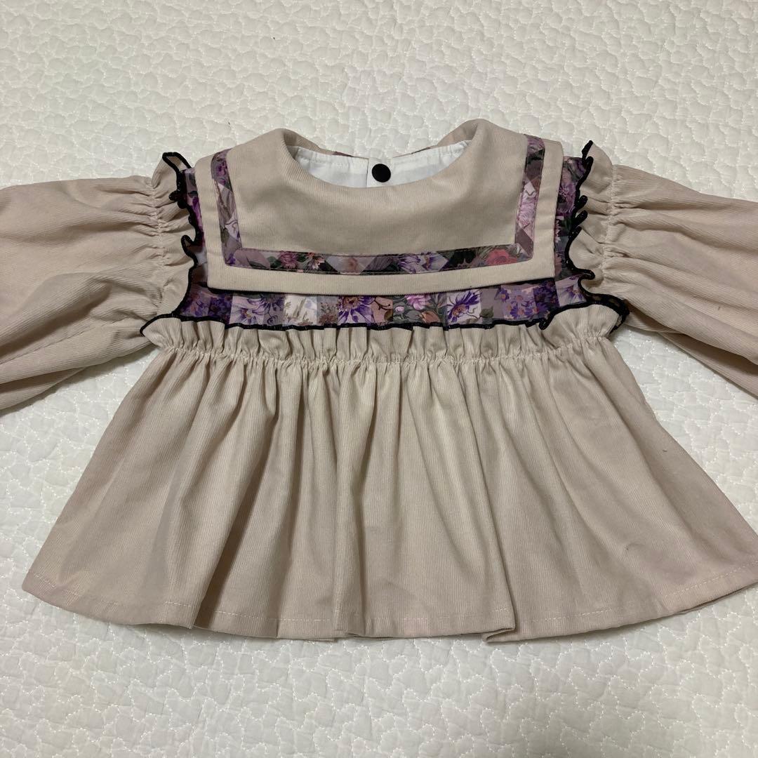 コーデュロイ　セットアップ　ハンドメイド