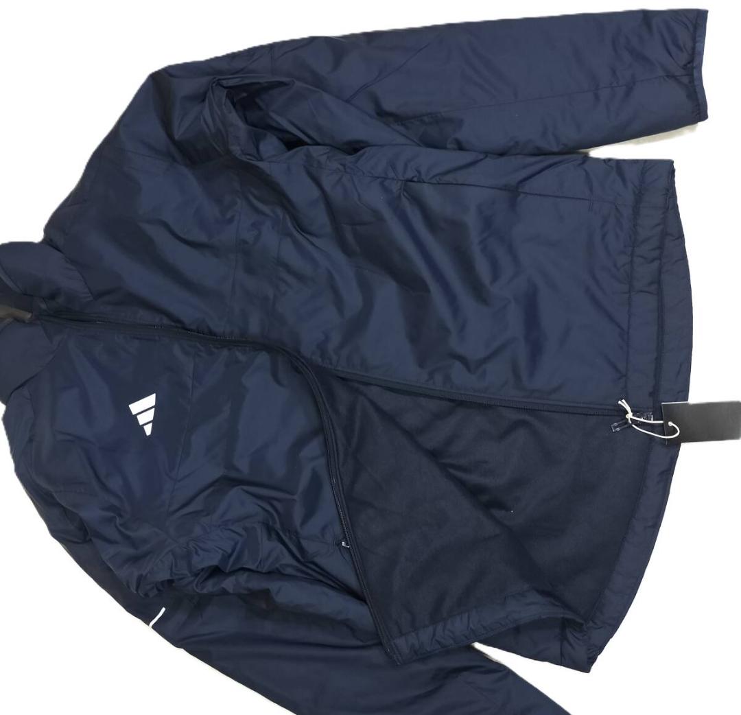 24,200円　アディダス　冬用　中綿　ウォーマー上下　IK6100　紺　XL