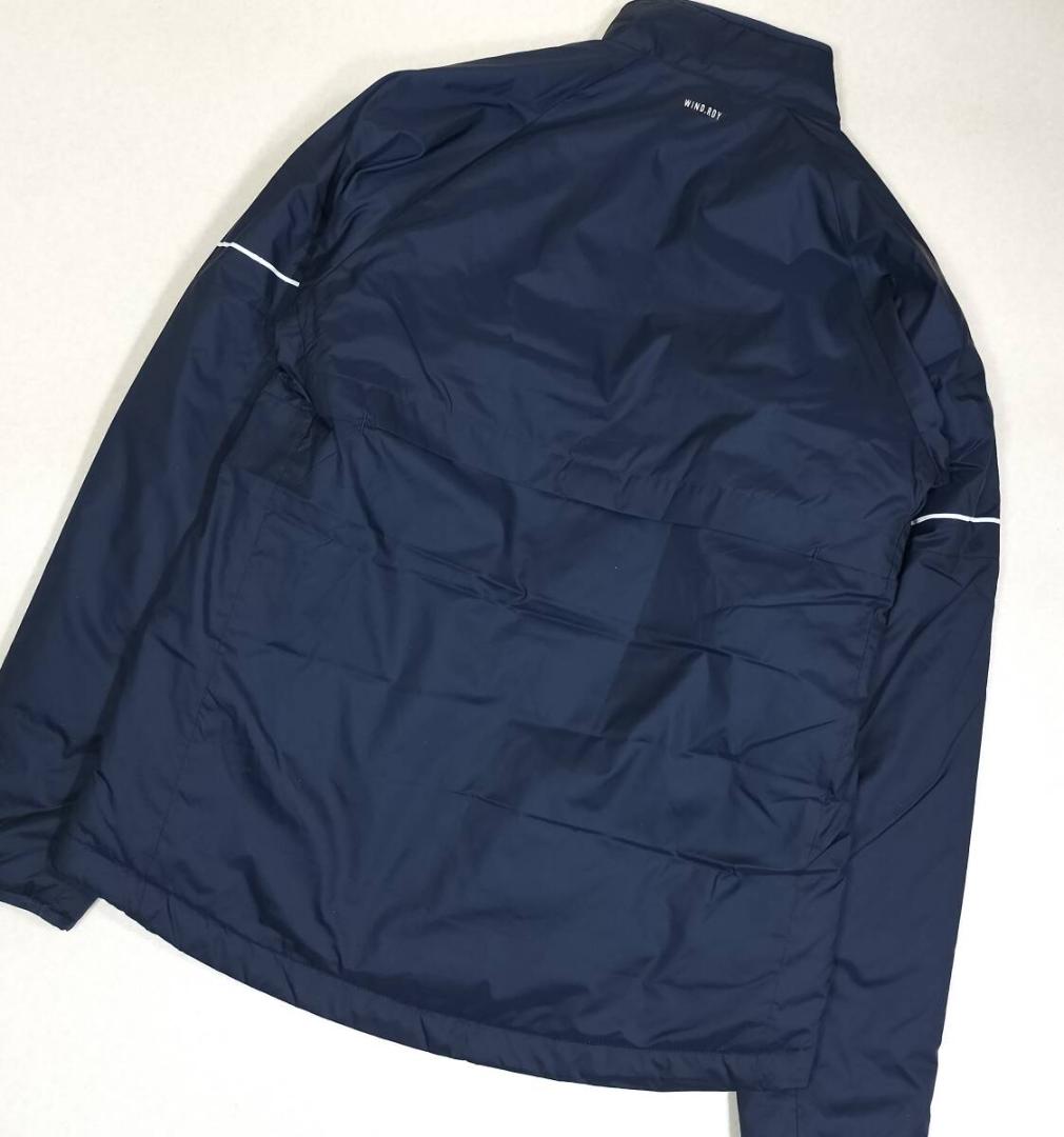 24,200円　アディダス　冬用　中綿　ウォーマー上下　IK6100　紺　XL