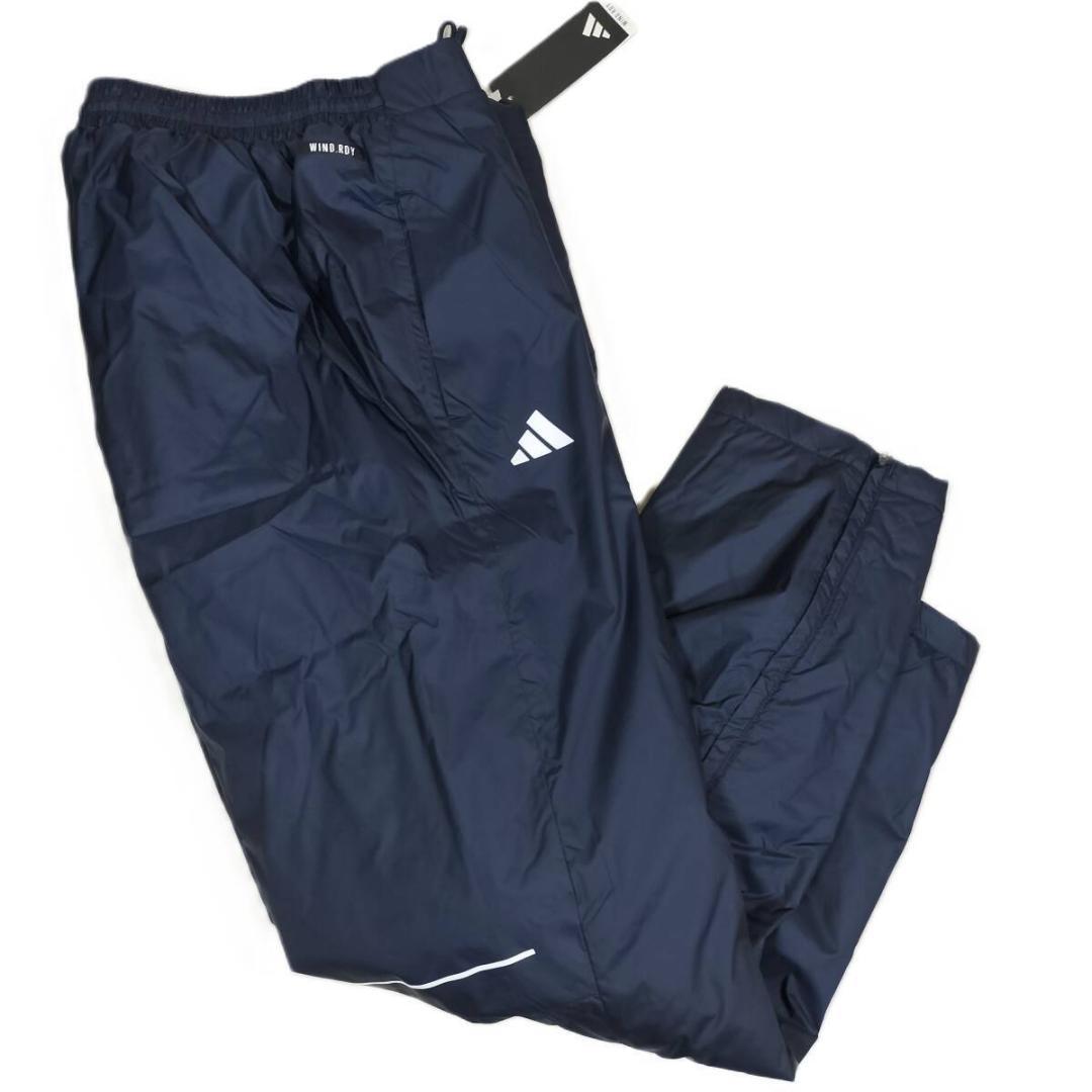 24,200円　アディダス　冬用　中綿　ウォーマー上下　IK6100　紺　XL