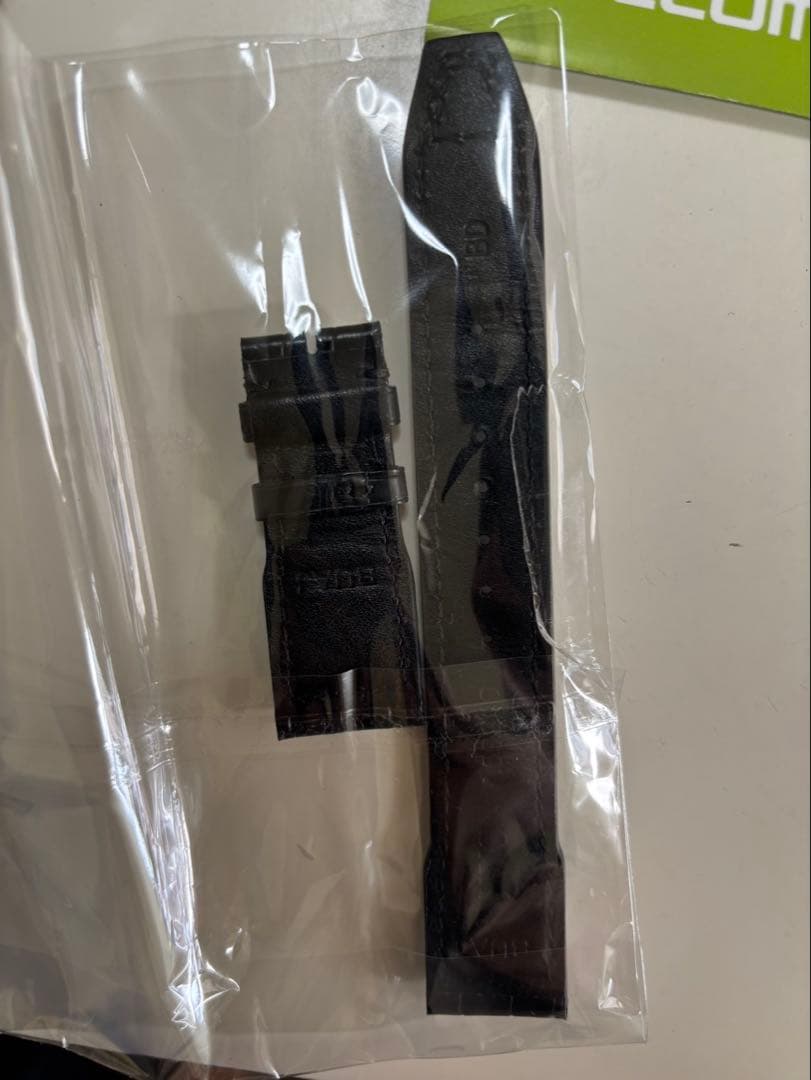 IWC ブラックレザーベルト 標準サイズ 箱付き