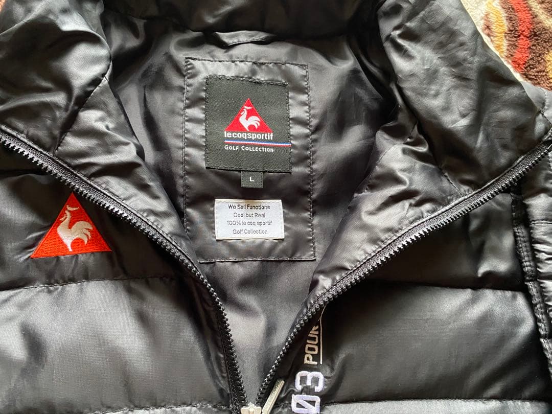 leconsport ゴルフコレクション ブラックダウンジャケット