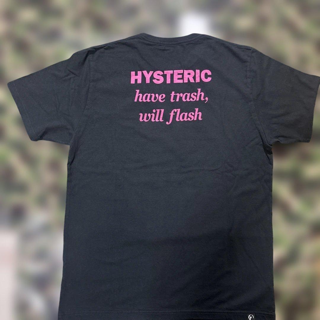 希少HYSTERIC GLAMOUR ピンクグラフィックTシャツ L 紙タグ付き