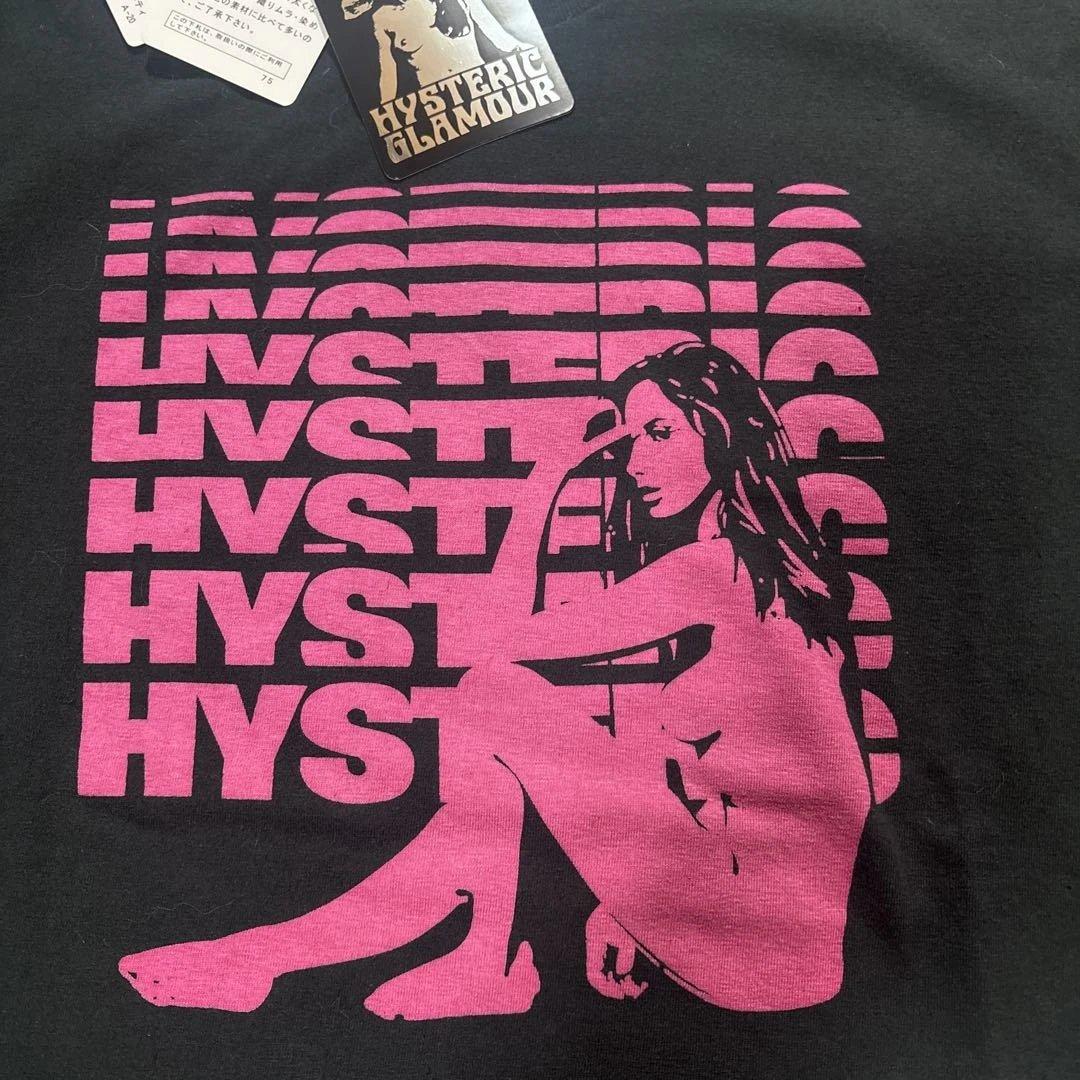 希少HYSTERIC GLAMOUR ピンクグラフィックTシャツ L 紙タグ付き