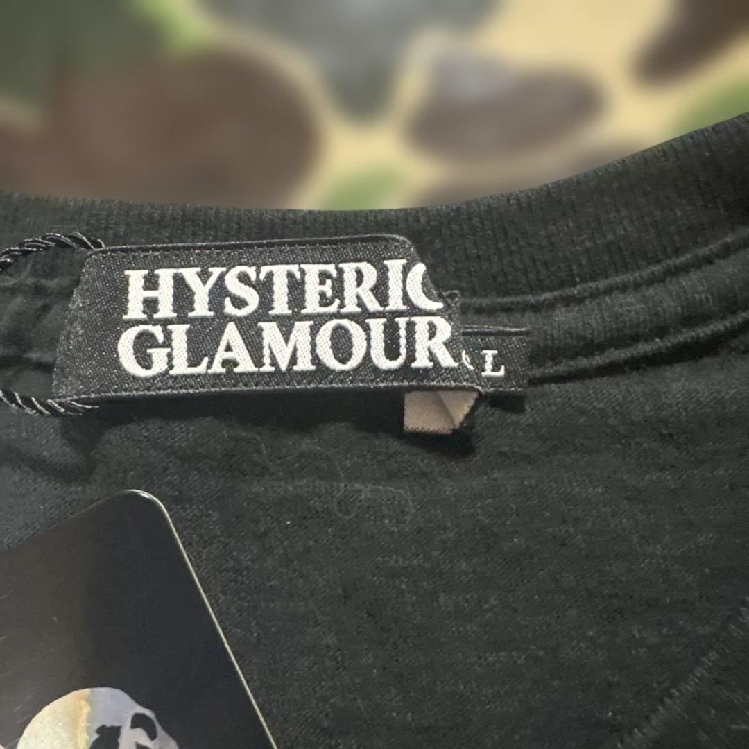 希少HYSTERIC GLAMOUR ピンクグラフィックTシャツ L 紙タグ付き