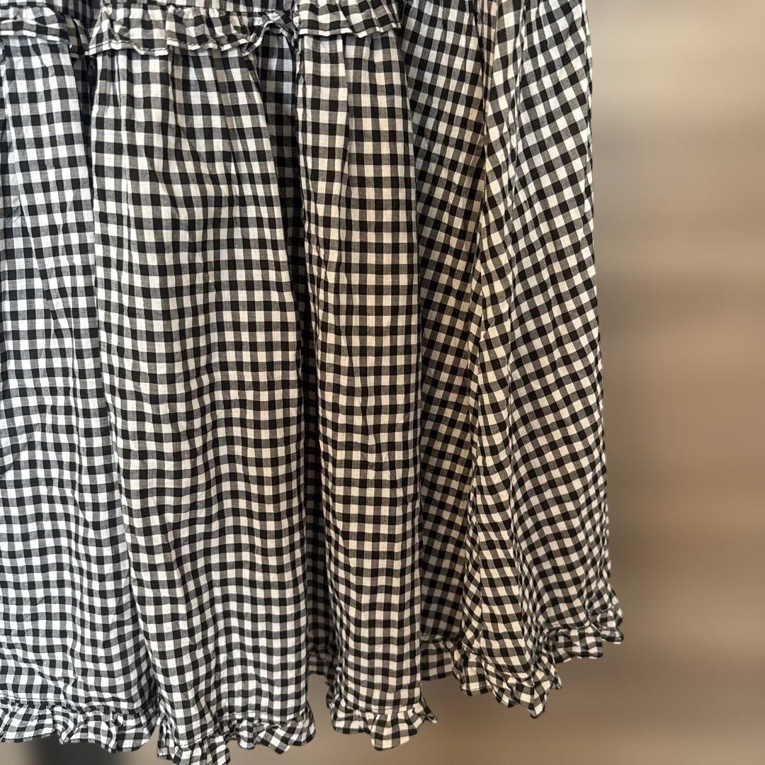 yukiemon ユキエモン　ギンガムチェッククローバーワンピース　3L