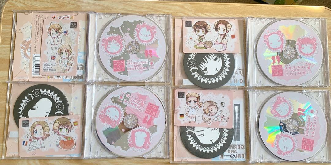 ヘタリア 羊でおやすみCD8巻セット