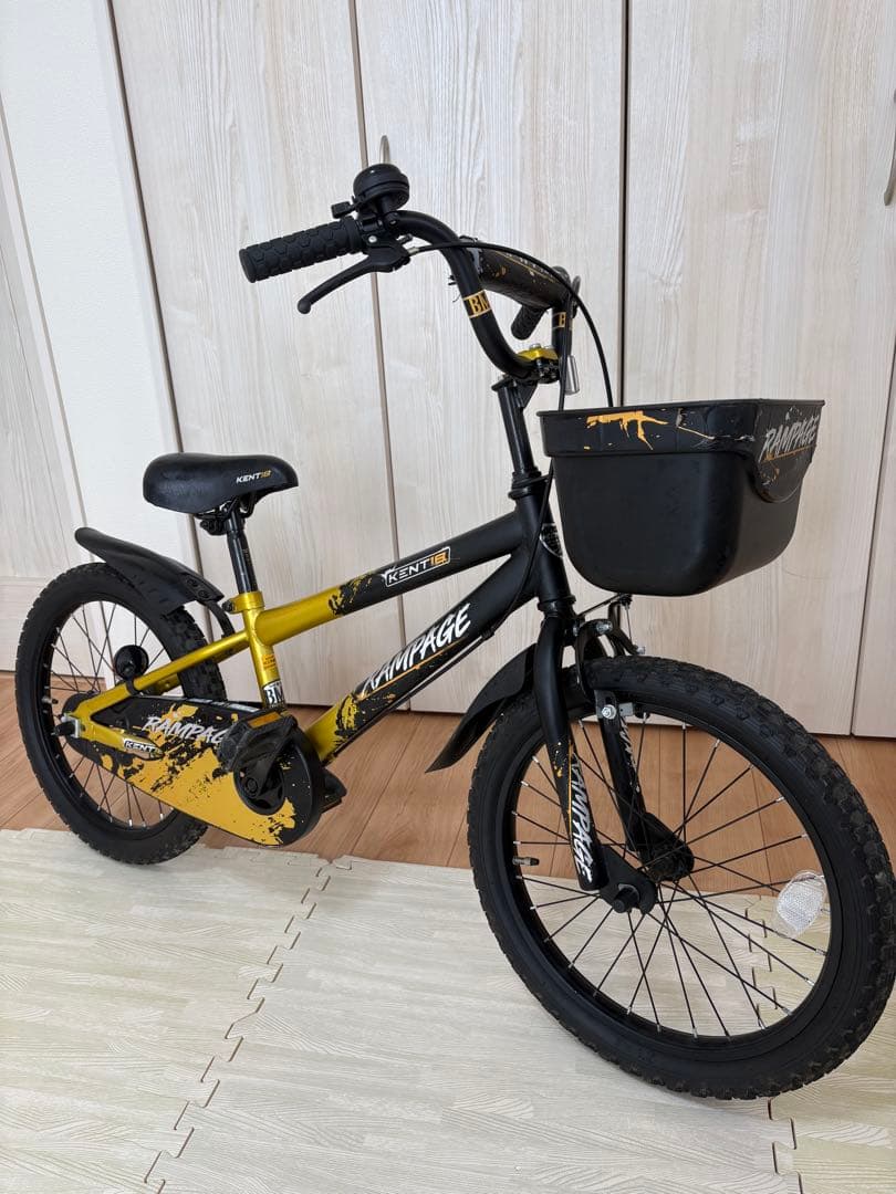 【引き取り限定】【値下げしました】RAMPAGE キッズ自転車 18インチ