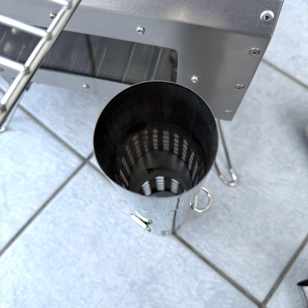 未使用　KINGCAMP キングキャンプ ステンレス製薪ストーブ　収納バッグ付き