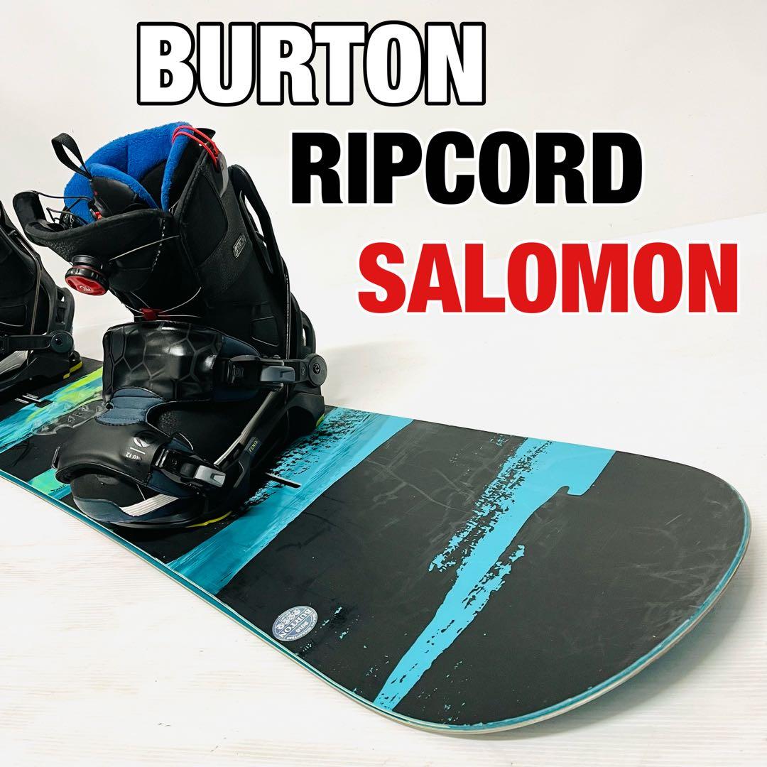 美品　バートン　スノーボード　セット　フロウ　サロモン　スノボ　BOAブーツ