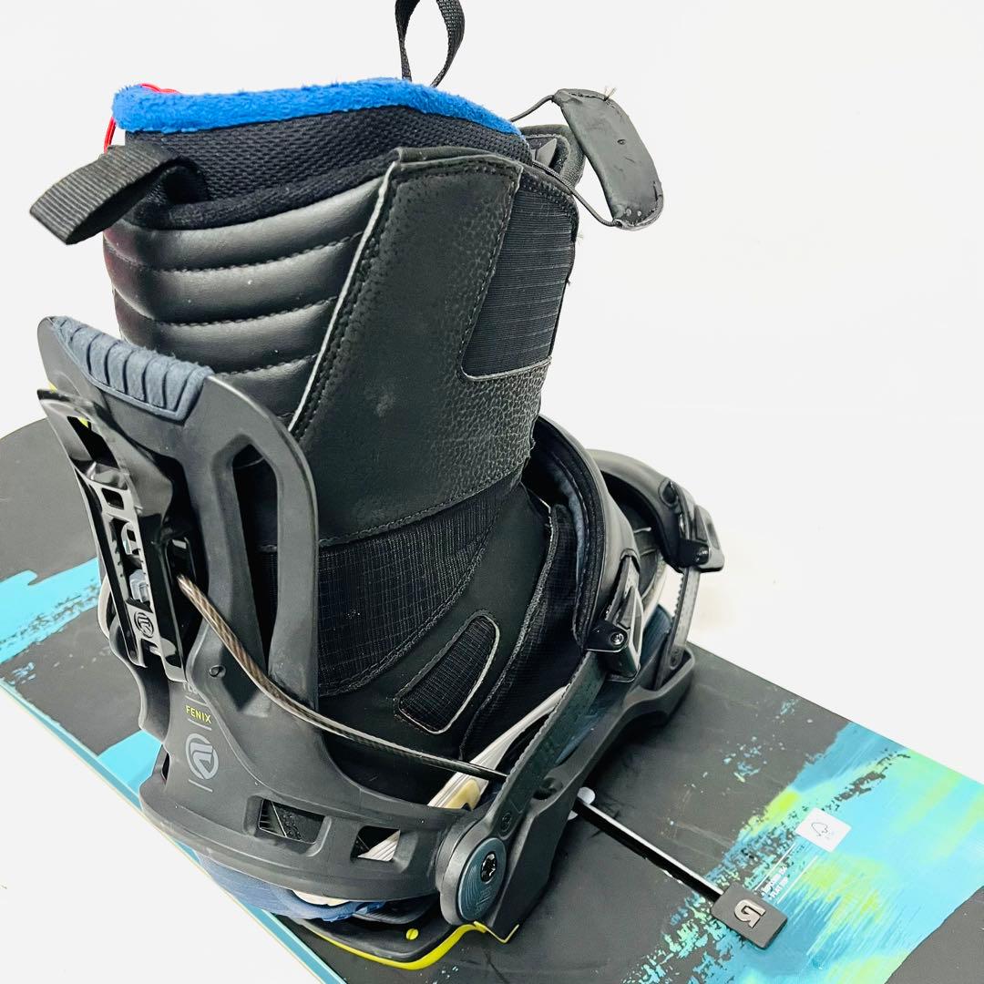 美品　バートン　スノーボード　セット　フロウ　サロモン　スノボ　BOAブーツ