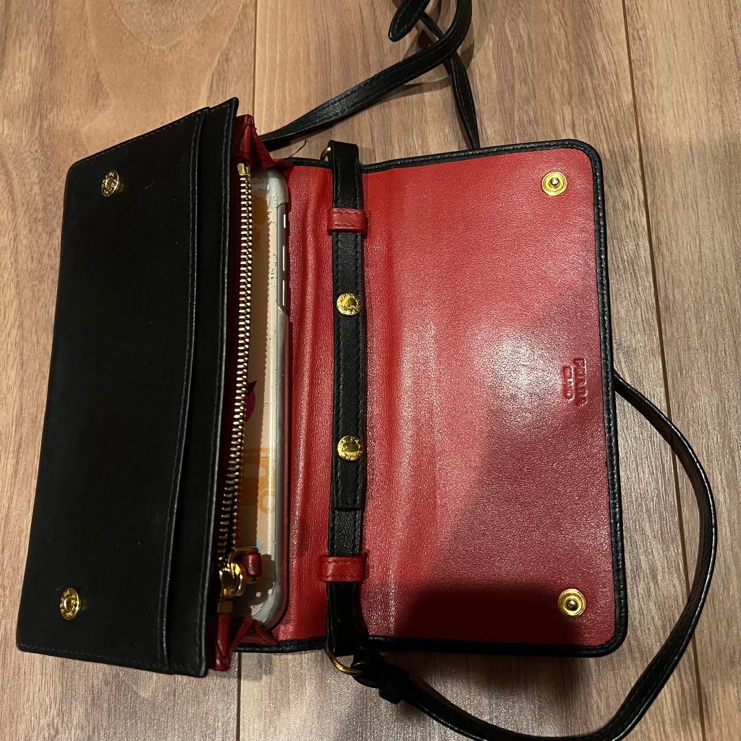 ふ*♡様 PRADA プラダ 長財布　ショルダーウォレット