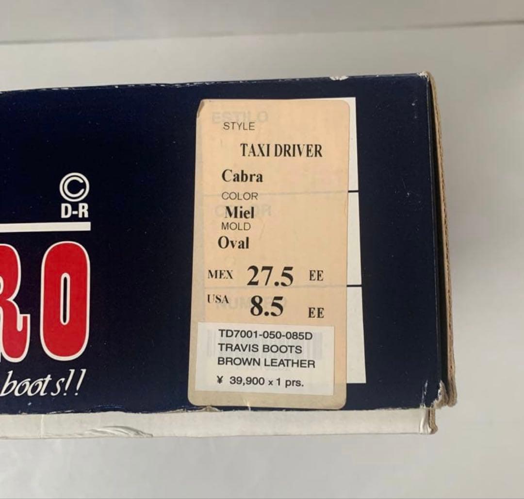 美品　リアルマッコイズ　ウエスタンブーツ TAXI D 27.5 EE