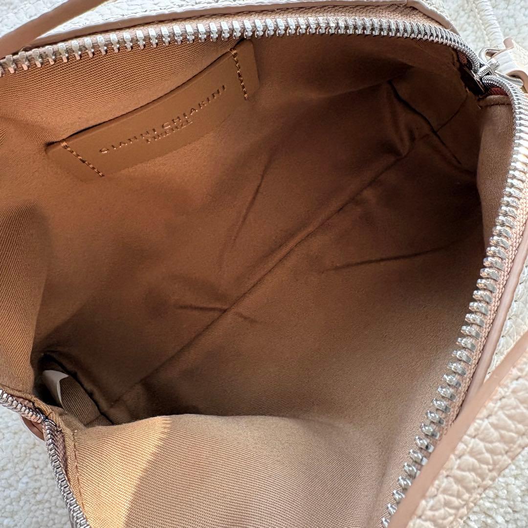 【美品】GIANNICHIARINI ショルダーバッグ アリファ S マーブル