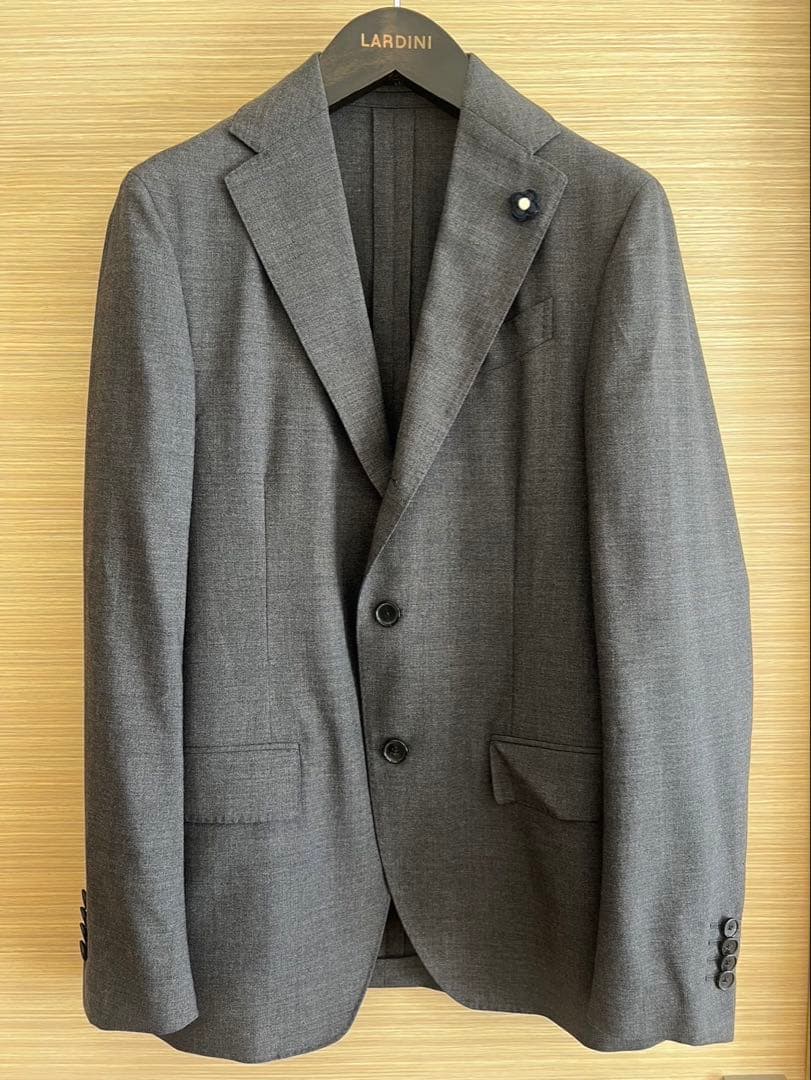 LARDINI グレー スーツジャケット