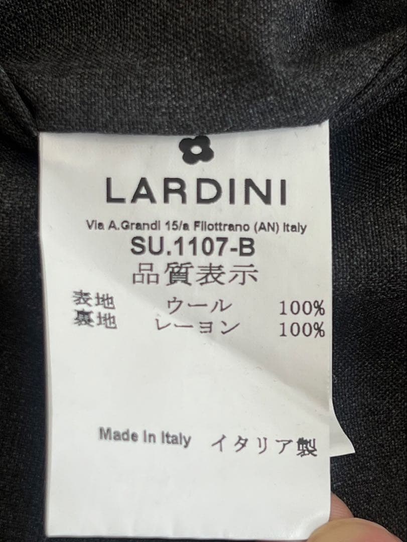 LARDINI グレー スーツジャケット