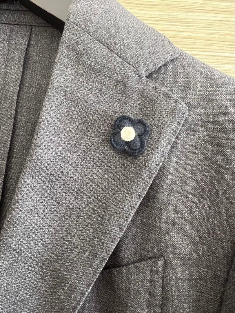 LARDINI グレー スーツジャケット