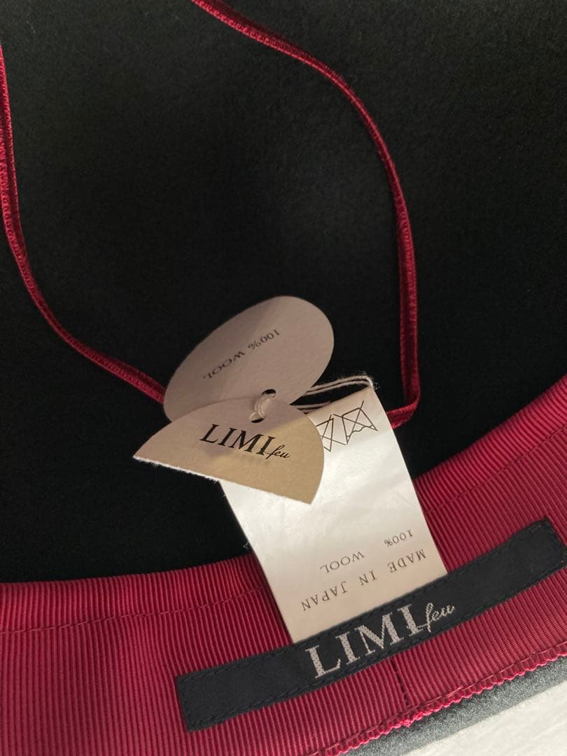 【希少】未使用タグ付きLIMIfeuウール MOUNTAIN HAT箱付き