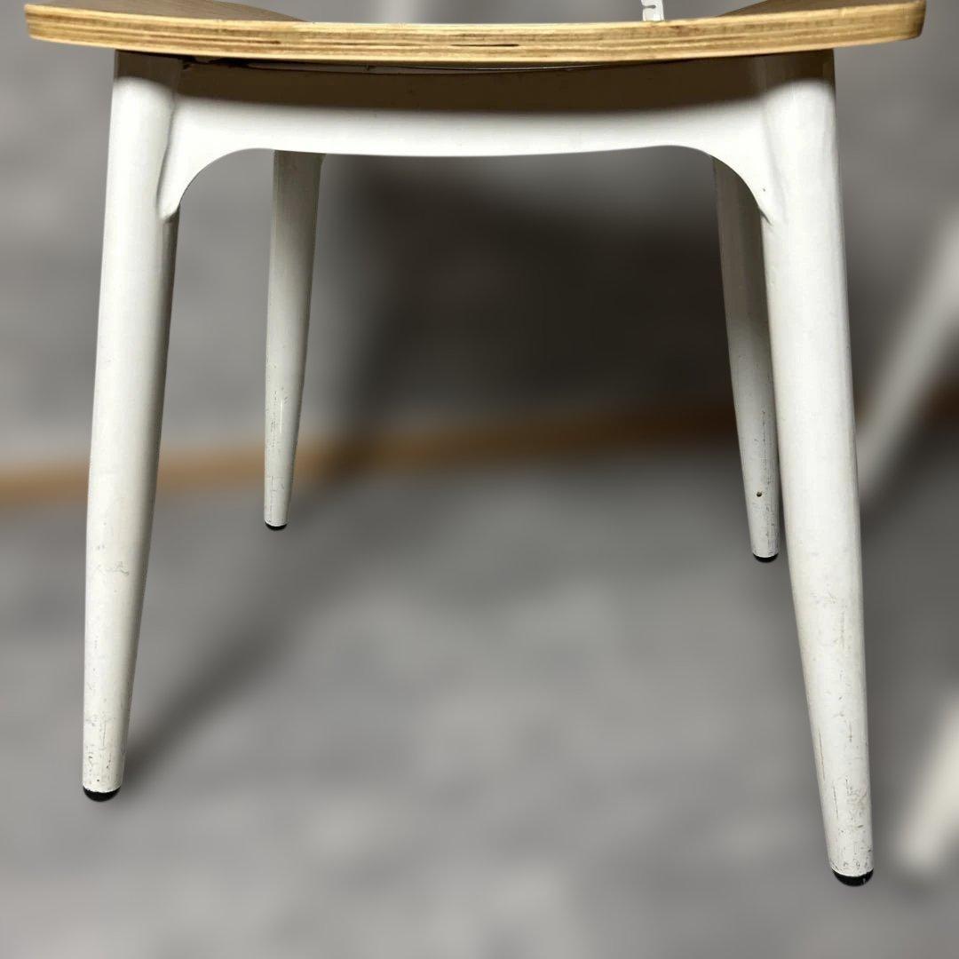 ダイニングチェア　ナチュラル　ホワイト　学習椅子　北欧