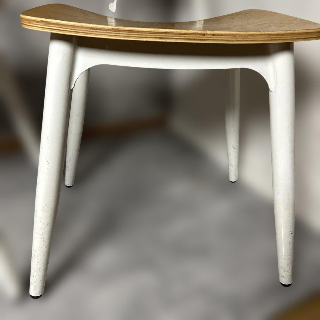 ダイニングチェア　ナチュラル　ホワイト　学習椅子　北欧